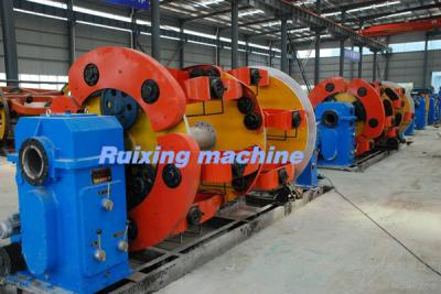 China Cage type stranding machine for stranding Cu, Al wires and ACSR, steel armoring, Cu-screen for sale