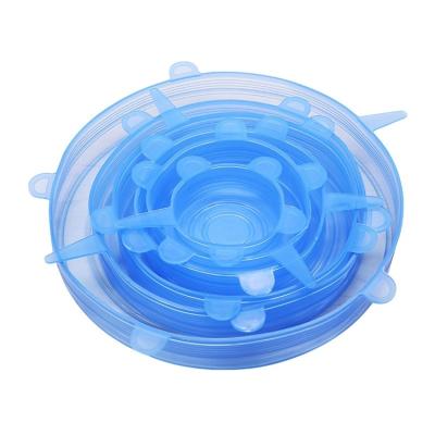 China Non Spill High Cover Non Elasticity Silicone Cover Bowl Lid Spill Cool Stretch Keeping Lid for sale