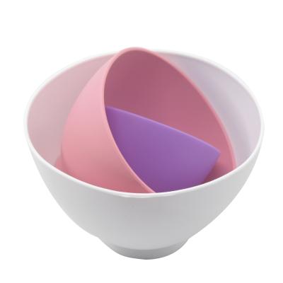 China High Quality Eco-friendly 450ML Silicone Mask Bowl Diy Mask Bowl Multifunctional Silicone Mask Mixing Bowl for sale