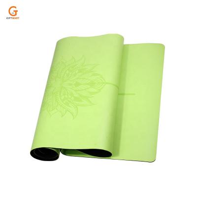 China Super Sweat-absorbent And Anti-slip Pu+ Nr 5mm Thick Anti-slip And Sweat Absorbent Yoga Mat for sale