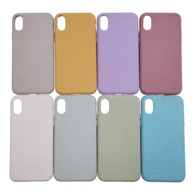 China Anti-fall TENCHEN Certified 100% Biodegradable Eco Friendly Phone Case For iPhone Xs Max Case for sale