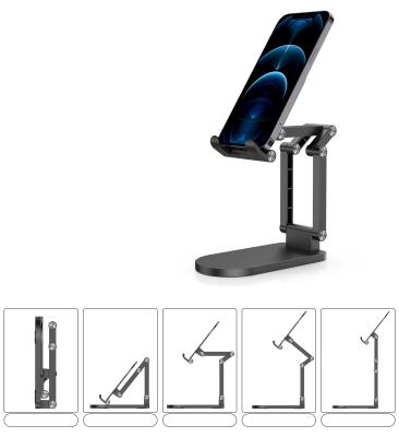 China TENCHEN Adjustable Upgraded Mobile Phone Holder for Desktop, Adjustable Tablet Holder, Foldable Portable Plastic Phone Holder for sale