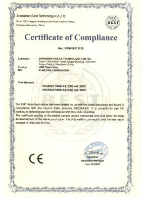 CE - Shenzhen Kinlan Technology Company Limited