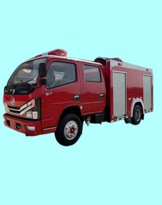 China fire brigade 4 ton water tank fire truck factory price for sale