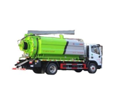 China Q235 Carbon Steel Stainless Steel JAC Fecal Sewage Truck 14m3 6 Wheels for sale