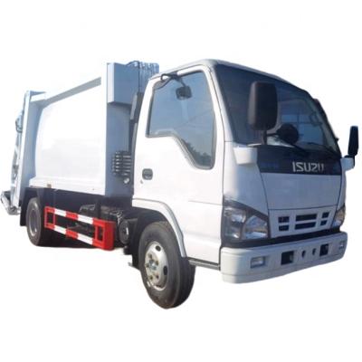 China Stores Isuzu 600P construction material 6 cubic meter garbage compactor truck for sale in Philippines for sale