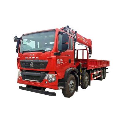 China TRUCK CRANE New Hot Sale HOWO 8x4 16 Ton Truck Crane Cheap Price for sale