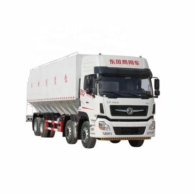 China Bulk Hydraulic Truck Trailer 3 alxes 65 CBM 35tons Animal Feed Tank For Transporting Grain for sale