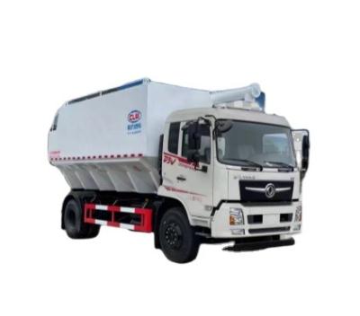 China Cheapest price howo shacman 24 cbm livestock feed transport bulk tank truck trailer 4X2 4tires truck in farm for sale