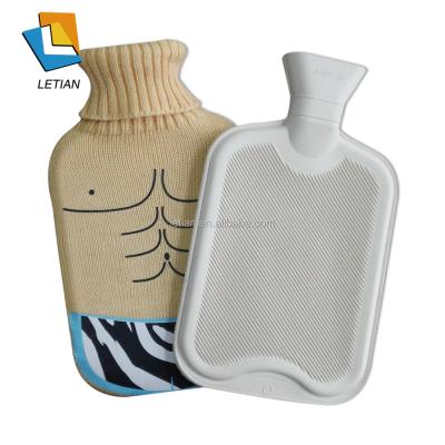 China Body Warm Design Of Dreamy Knitted Blanket With Hot Water Bottle for sale