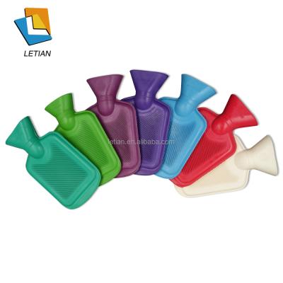 China Natural Rubber 0.5L Variety Colors BS Standard Hot Water Bag for sale