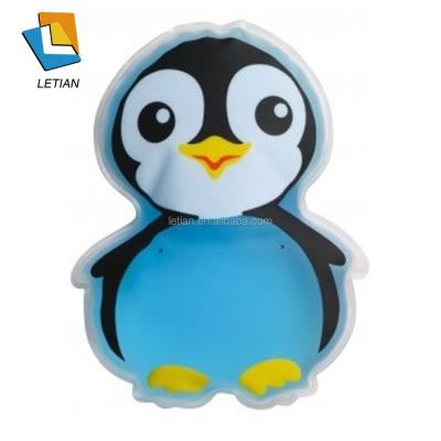 China sodium acetate & Reusable Gel Acrylic Fleece Ice Penguin Hot Cold Wrap for sale