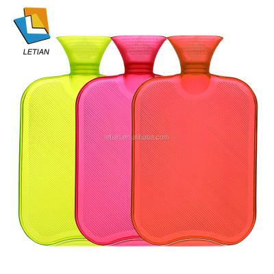 China PVC Large Capacity 2000ml PVC Hot Water Bottle for sale