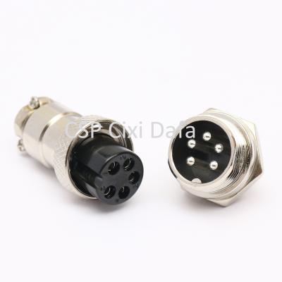 China audio & GX16 M16 Circular Connector 5 Pin Video Cable Conector for sale