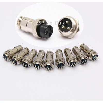 China audio & Circular Video 3 Pin Conector GX16 M16 Connector for sale