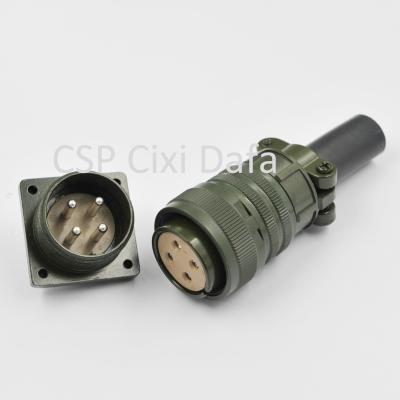 China audio & MS 3106A 22-22 S 4 Pin Video Cable Circular Connector for sale