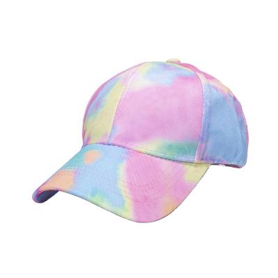 China New JOINT Dye Hard Tie Peaked Two Tone Paneled Top Baseball Cap In 2022 for sale