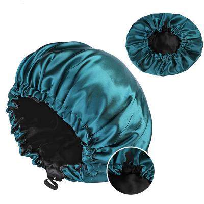 China Factory direct sales designer hair hoods long sleep hat women casual satin for sale