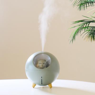 China Most Popular Portable 220Ml Car Spray Wet Planet Cat Humidifier Mist Humidifier Double Spray Humidifier for sale