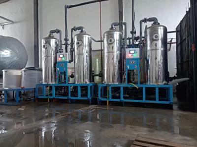 China FRP Sistemas automáticos de ablandador de agua de doble tanque 1-100T/H Capacidad Construcción de acero al carbono en venta