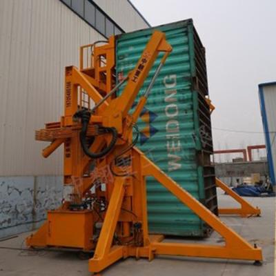 China Tonglida Heavy Duty 20 ft Container Flipper Equipment met 0-90 graden en 0-180 graden omdraaihoek Te koop