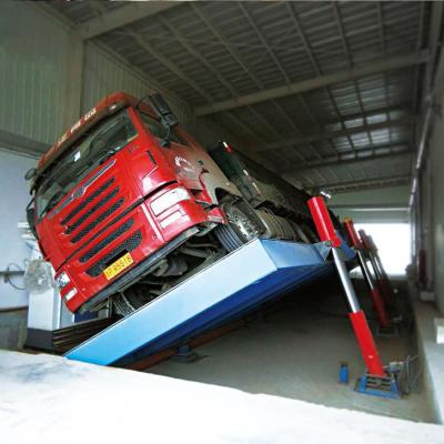 China Hydraulic Tilt Deck Unloader Automatic Direct Discharge 1T-100T for sale