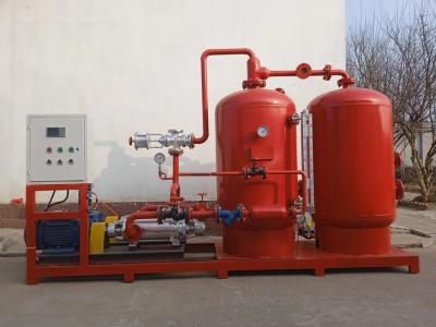 China Sistema de recuperación de agua de condensado de vapor eléctrico de acero al carbono PLC 100T/H Capacidad 360kg-1000kg en venta