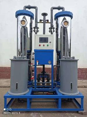 China Construcción de acero inoxidable con doble depósito, suavizador de agua totalmente automático Capacidad 1-100T/H en venta