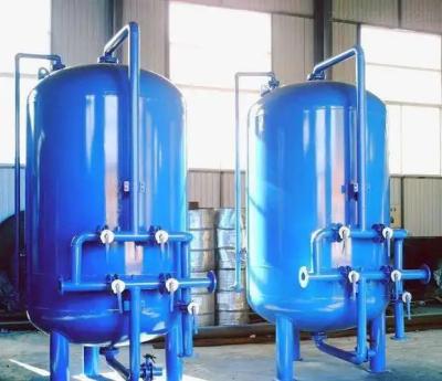 China Filtrationssystem für die Lebensmittel- und Getränkeindustrie 10000l/h Quarz Sand/Manganfilter Partikel entfernen Bakterien zu verkaufen