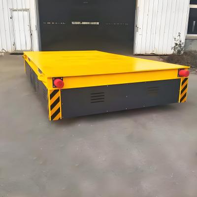 China Load Capacity 60 Tonne Electric Transfer Cart With Wireless Remote Control for sale