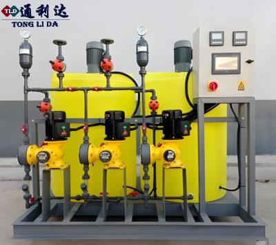 中国 Industrial Chemical Dosing System For Water Treatment Automatic Metering Pump Station 販売のため