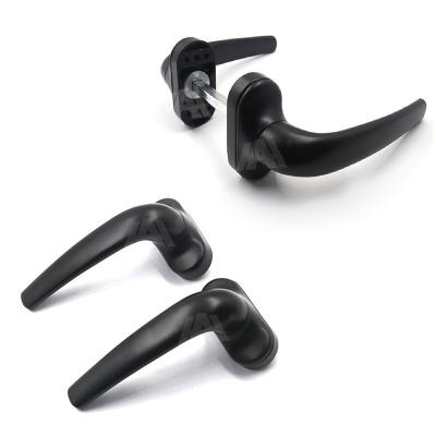 China Modern square rod window and door accessories thick door handle for sale