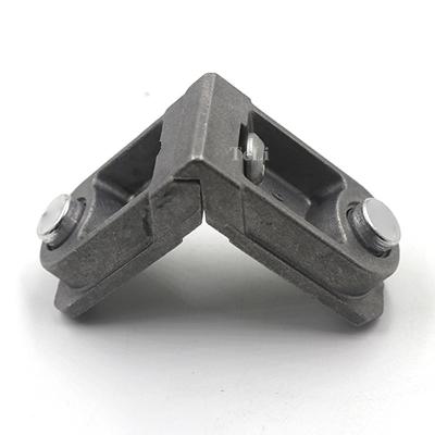 China Modern Sliding Window Die Cast Corners Joint Inside Aluminum Socket Holder for sale