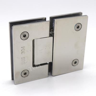 China Modern For 8-12mm Door Bracket Flange Glass To Glass Hinge for sale