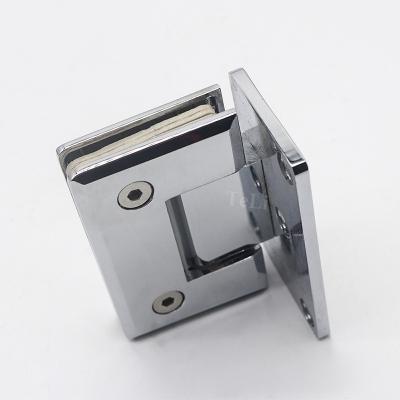 China Modern 90 Degree Shower Door Hinges For 8-12mm Glass for sale