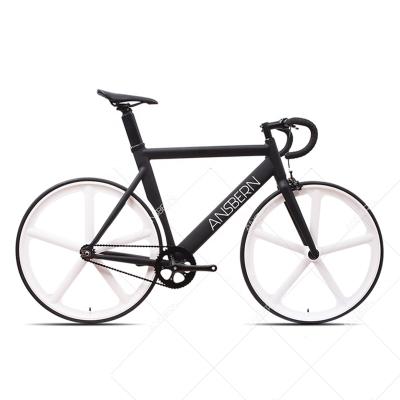 China Street China Ansbern Factory Wholesale Customized Single Speed ​​Bikes 5 Spoke Wheels Fixie Bicycle for sale