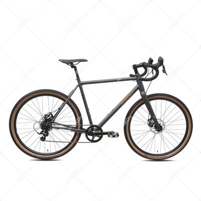 China Aluminum Alloy OEM Resistance Disc Brake 700C Tire Gravel Road Bike for sale