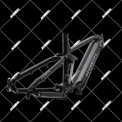 China New Full Suspension Carbon E-bike Enduro Carbon Frame Electric Bike Frame 17*27.5