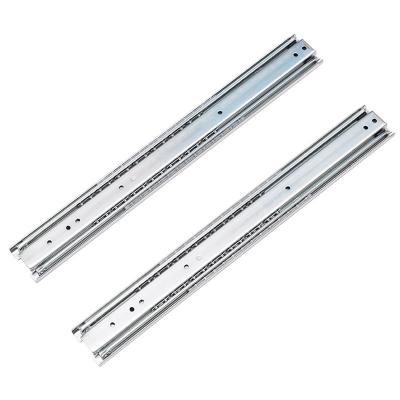 China 3 Fold+Full Extension Best Product Cold Rolled Q235 51mm Steel Drawer Slide Heavy Duty Undermount Concealed Drawer Slide for sale