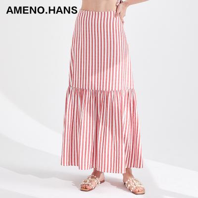 China Unique design anti-static skirt and top 2022 women's stripes suit and skirt for women for sale