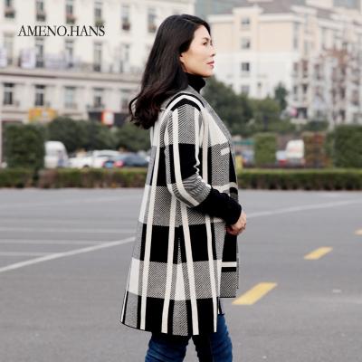 China OEM Anti-Shrink Jacqueard Cardigan Service OEM ODM Breathable Cardigan For Women for sale