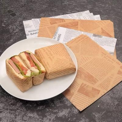 China Offset Printing Recyclable Custom Virgin Brand Paper Food Grade Wood Pulp Baking Paper Gift and Craft for sale