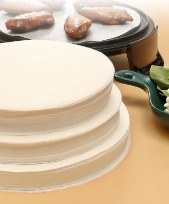 China Recyclable White Food Grade Waxed Paper Round Shape Food Wrapping Paper for sale