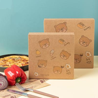 China Recyclable Whole Sale Pizza Paper Box Box Customized Hexagonal Pizza Paper Box for sale