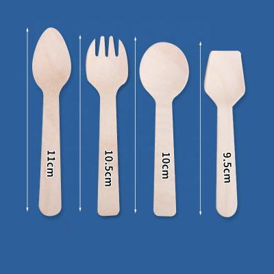 China Recyclable Disposable Wooden Cutlery Set Test Report Available Chemical Composition Analysis for sale