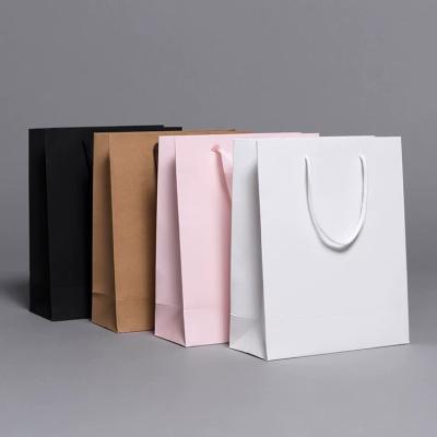 China Top Recyclable Wholesale Custom Logo Eco Friendly Brown Fast Food Product Take Away Kraft Paper Bag for sale