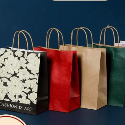 China Recyclable Wholesale Custom Brown Kraft Paper Shopping Bag Extra Large Bottom Wide Bottom Kraft Paper Kraft Paper Bags For Pizza for sale