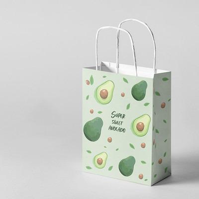 China Free Sample Colorful Printing Customized Logo Paper Bag Recyclable for sale