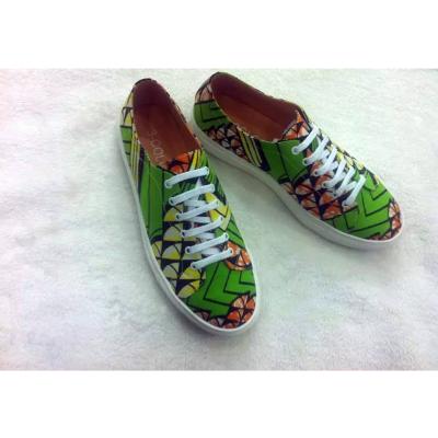 China PU Fashion Wax Shoes Ankara Shoes Newest Design Shoes for sale