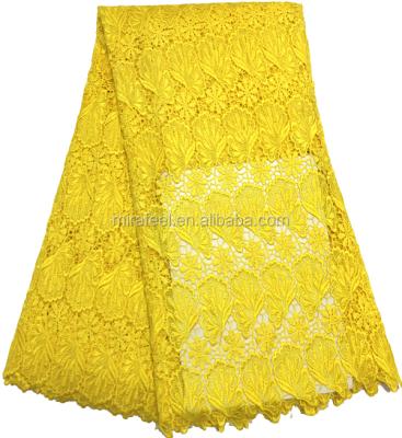 China New Designs LC353-1 2018 Viable Wholesale Price African Lace Heavy African Rope Lace for sale